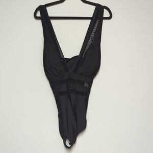 NWT Freshwater Black One Piece Swimsuit